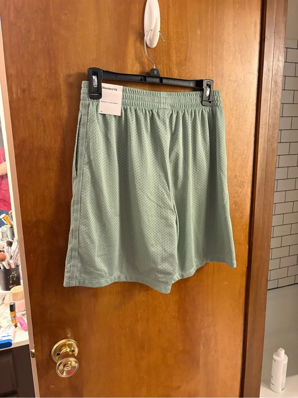 Nike Sage Green Kids' Dri-FIT Mesh Shorts